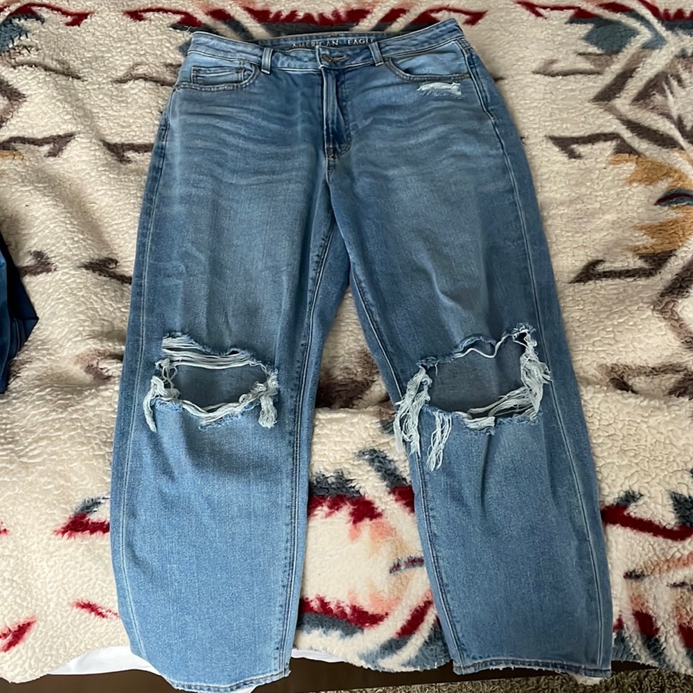 AE Ripped Mom Jean